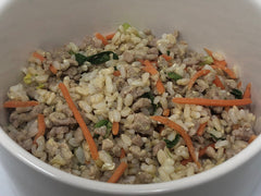 Ground Pork, Brown Rice, Bok Choy, Carrots, Egg (5 lb.)